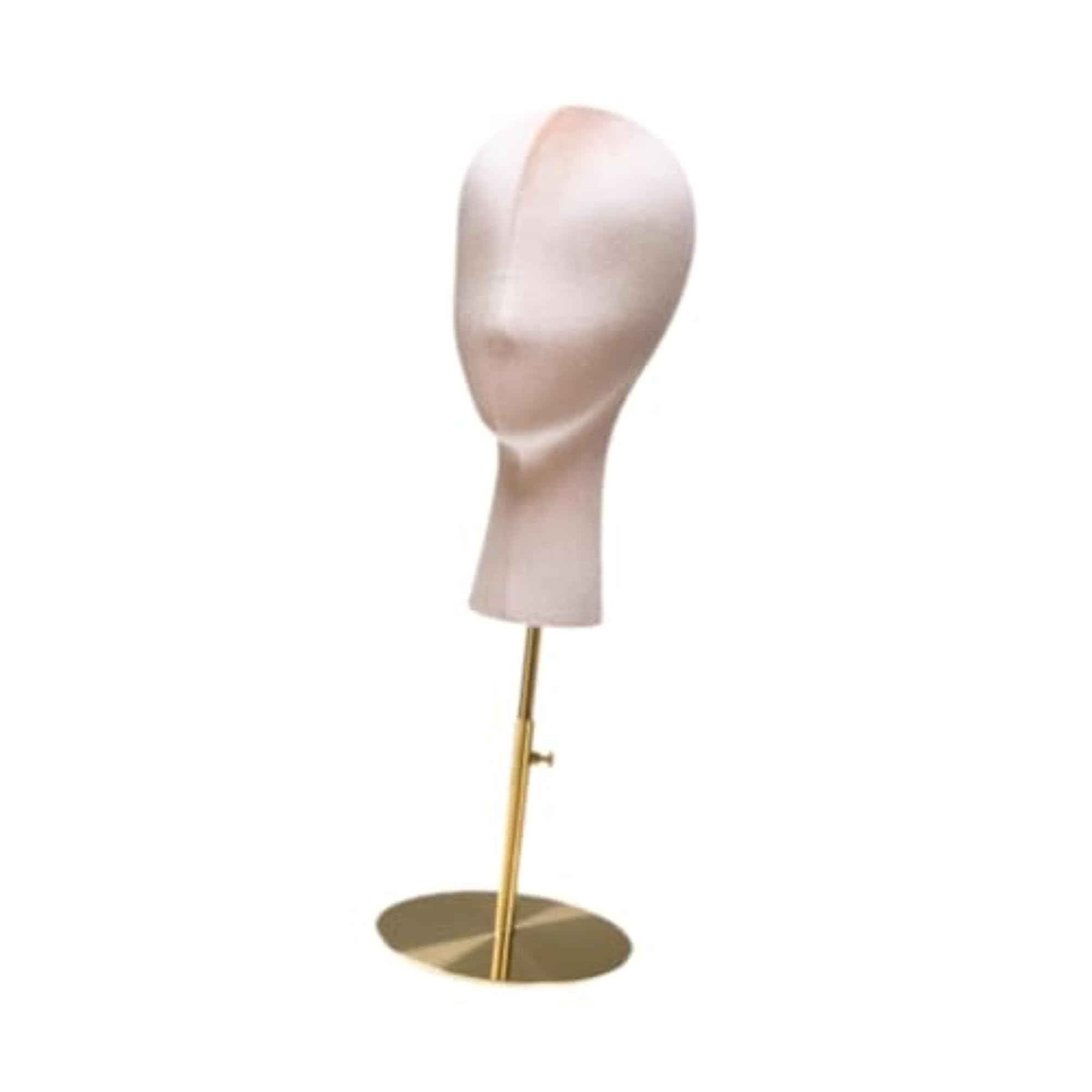 Mannequin Head Hat Rack for Jewelry and Wigs, Pink